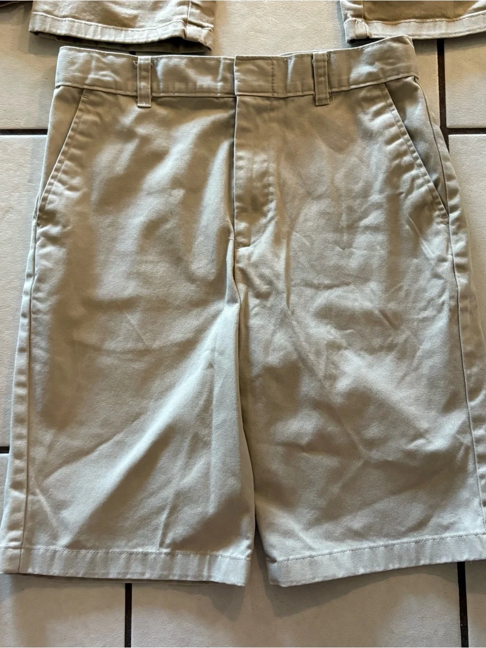 Lot of 4 School Uniform Shorts Pants Boys Size 16 Old Navy George Khaki Chico